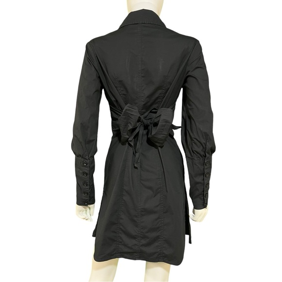 Bisou Bisou Black Deep Cuff Long Shirt, 4 - Picture 8 of 11